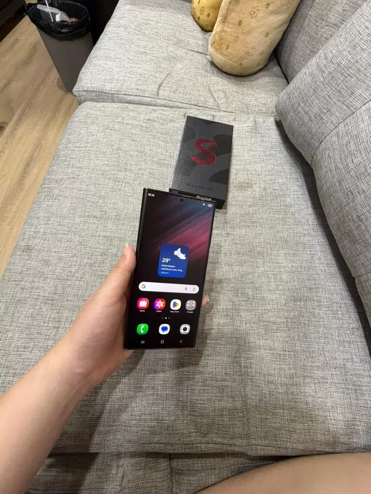 Sam s22 ultra 12/256 resmi sein