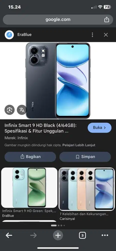 Jual infinix 9 hd 4 GB- 64GB