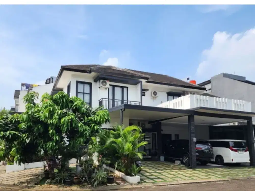 RUMAH MEWAH HOOK 2 LANTAI DI TAMAN CHRYSANT BSD 'ENB383'