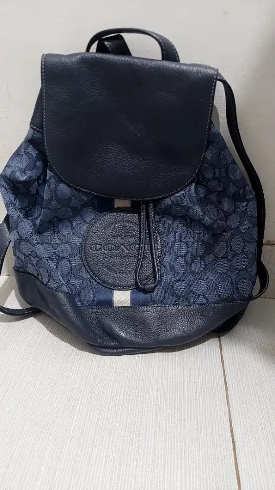 Tas Ransel Coach Ori Pattern Lambang