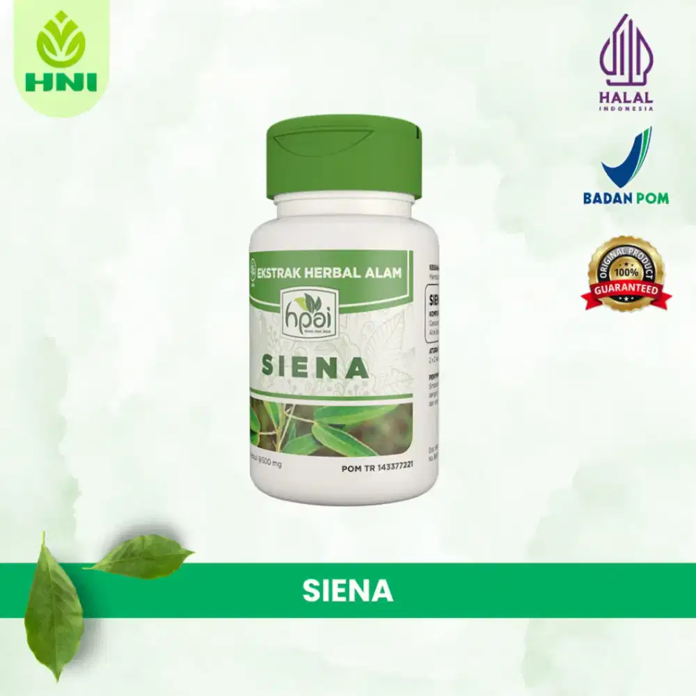 SIENA Herbal Alami Pelancar BAB - Ekstrak Daun Denna & Lidah Buaya