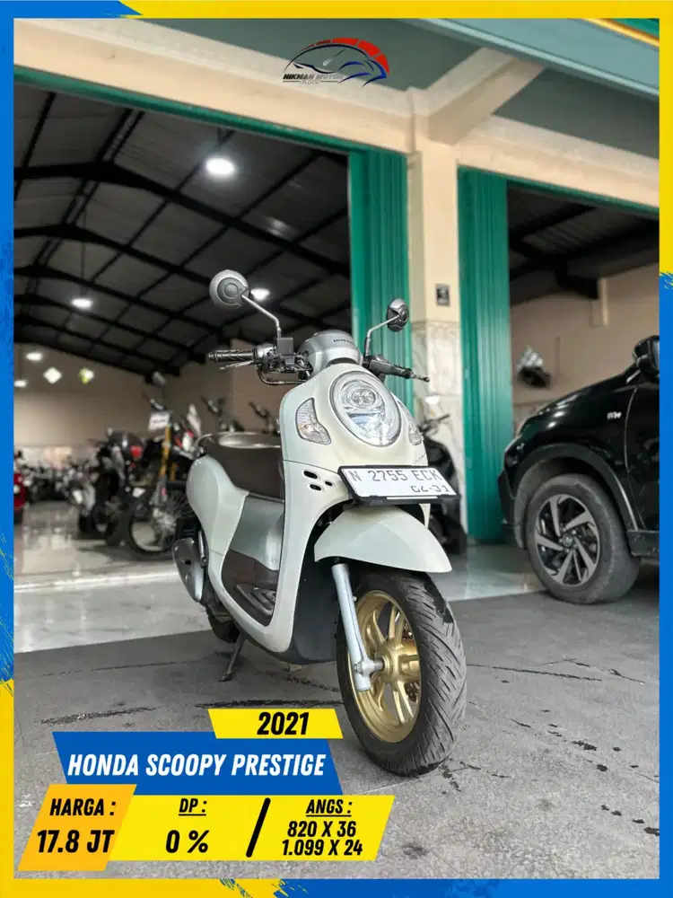 HONDA SCOOPY PRESTIGE 2021 MURAN BERKUALITAS HIKMAH MOTOR KEPUH MALANG