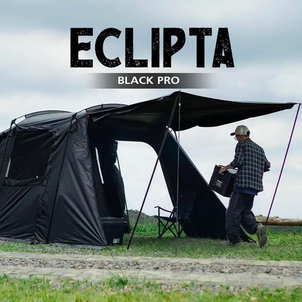 ALLTREK Tenda Camping ECLIPTA BLACK 4P Double Layer Waterproof Tent