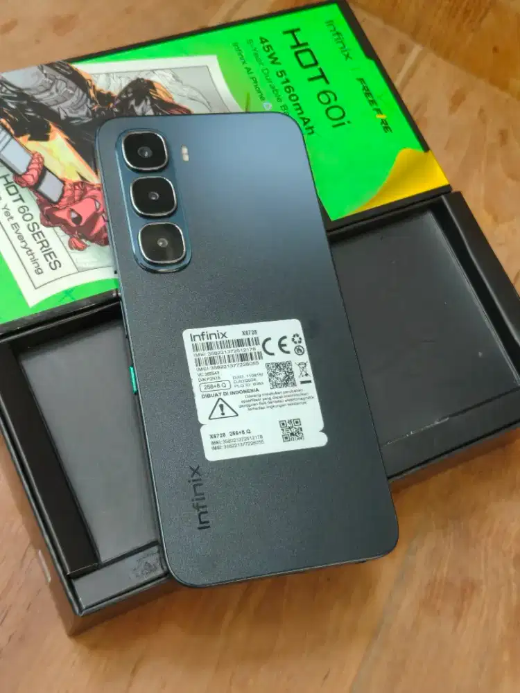 Infinix hot 60i 8/256 second 1 bulan beli