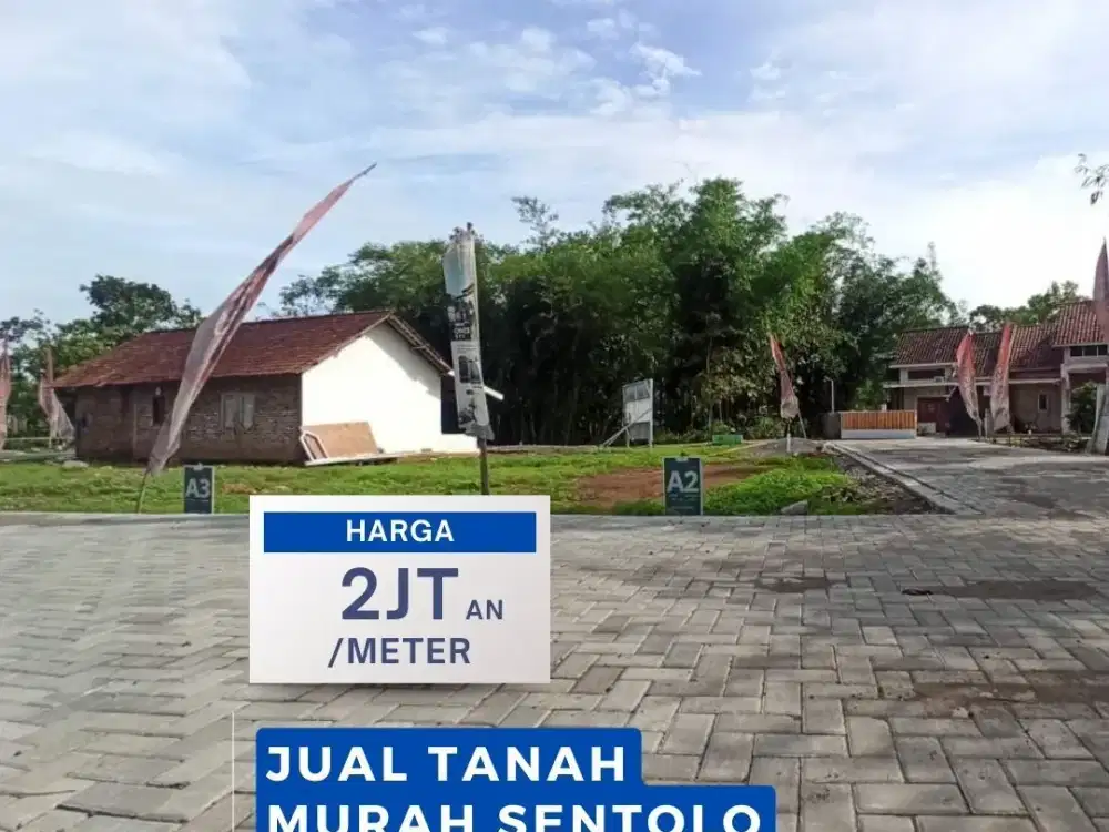 TANAH KAVLING MURAH JOGJA HARGA 100 JUTAAN DALAM PERUMAHAN SENTOLO
