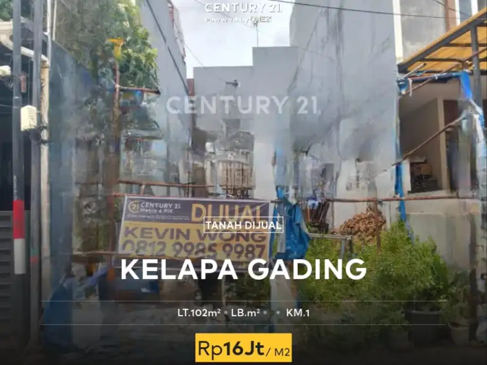 Tanah Lokasi Strategis di Kompleks Gading Elok Timur, Kelapa Gading, Jakarta Utara