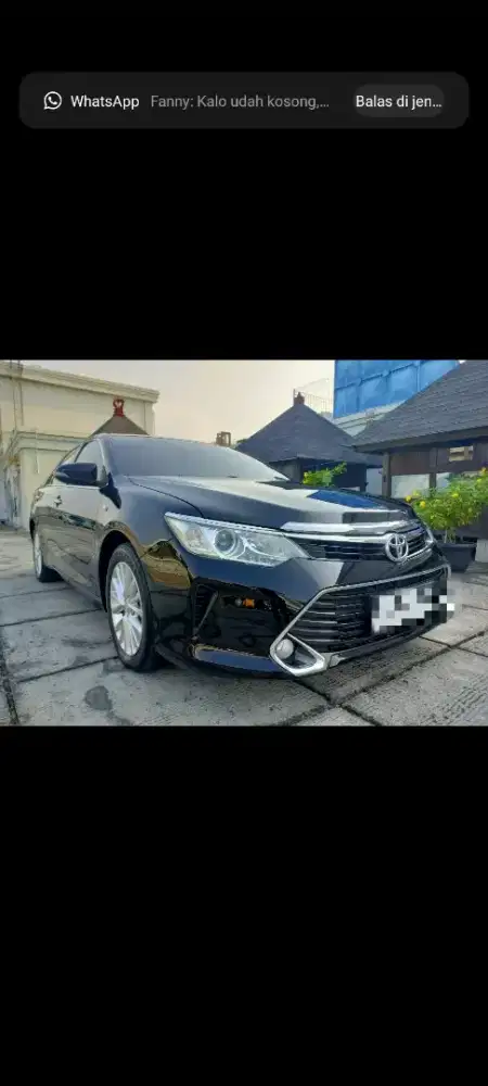 Camry V 2.5 Th 2017 - No Ganjil - Km 89 rb - Record Service Toyota