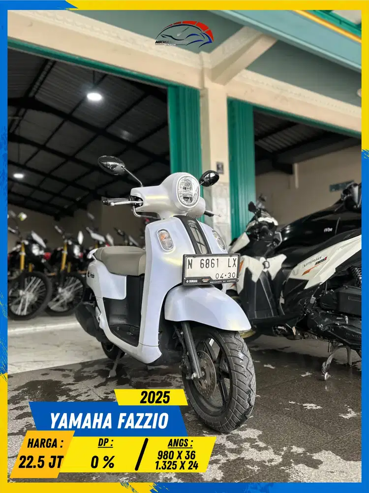 YAMAHA FAZZIO 2025 LIKE NEW MASZEHH HIKMAH MOTOR KEPUH