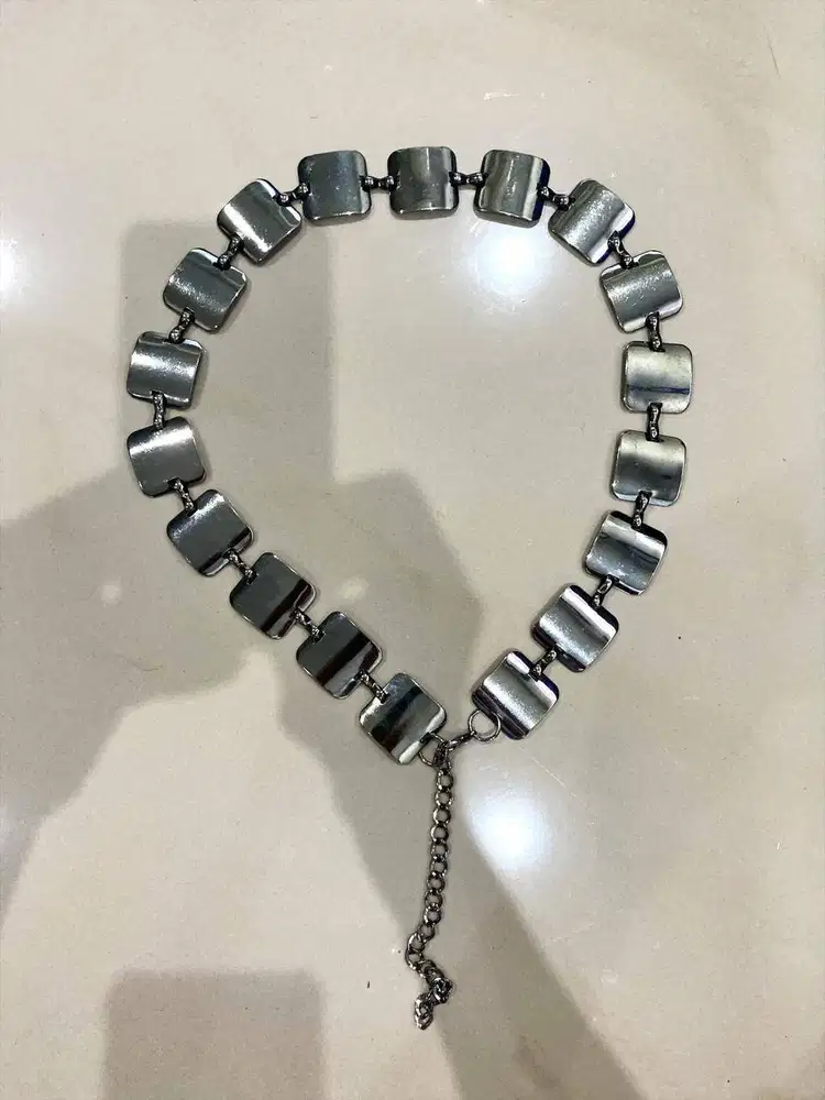 VINTAGE BELT RANTAI BESI TEBAL – TIDAK LUNTUR - PRELOVED