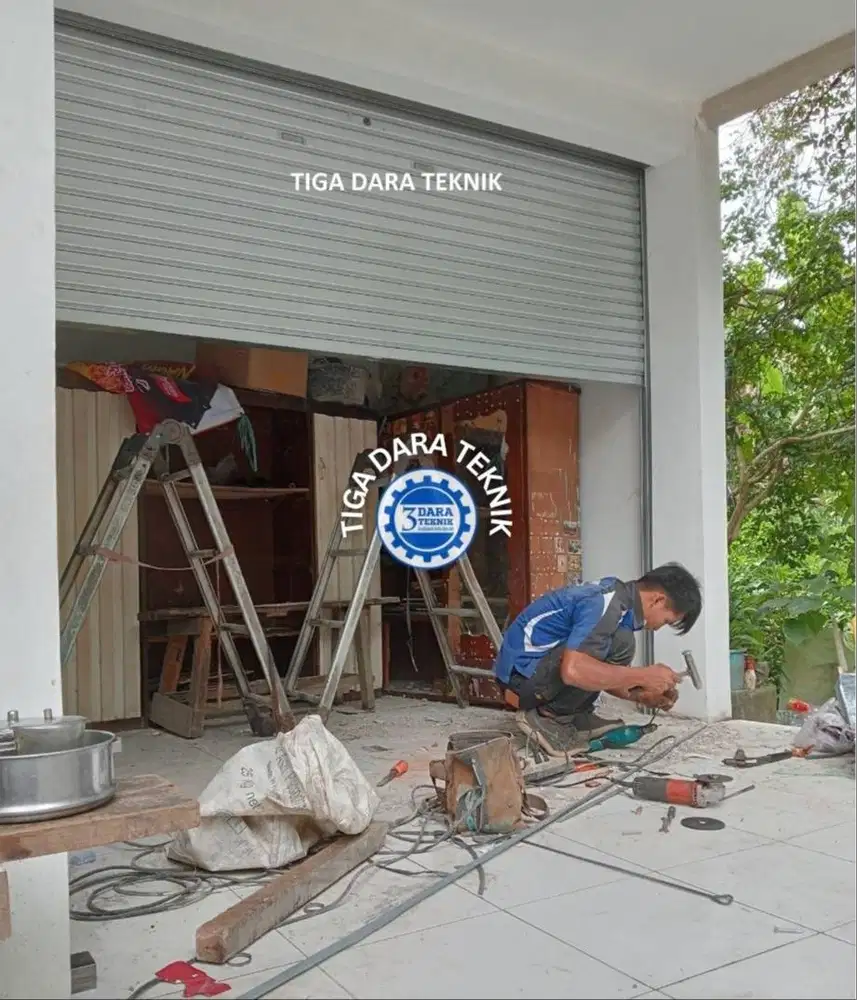Pasang Rolling door toko / warung / garasi murah bandung cimahi