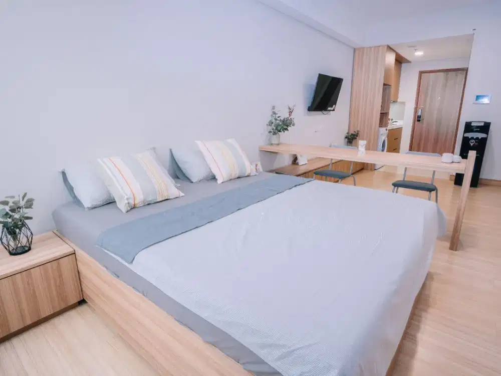 Apartment Skandinavia Tipe Studio Fully Furnished Lengkap Siap Huni Lt 15 Tangerang