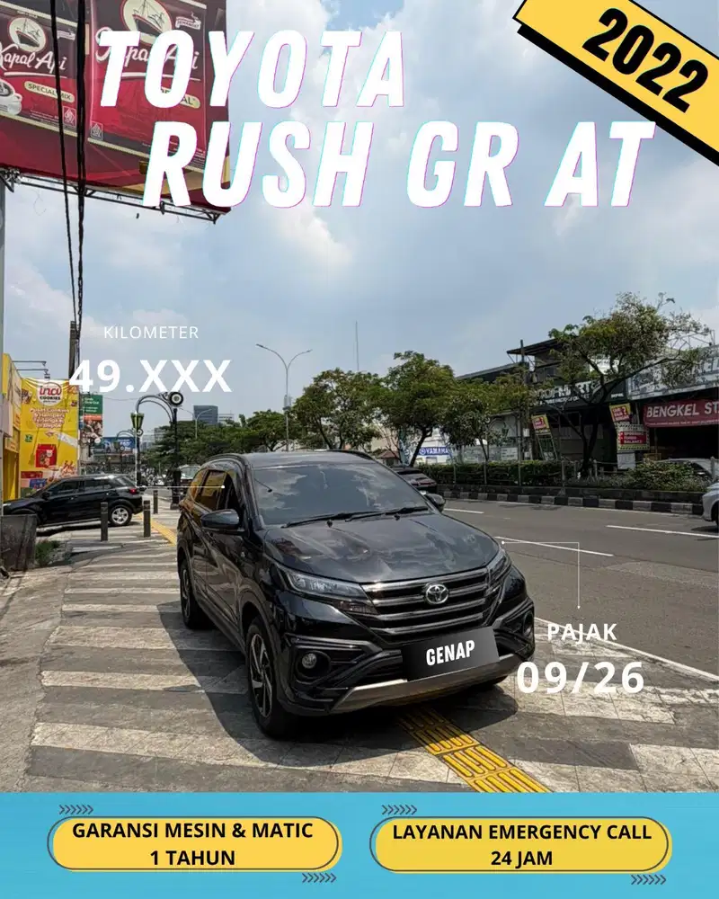 TOYOTA RUSH GR 2022 AT MATIC / GENAP
