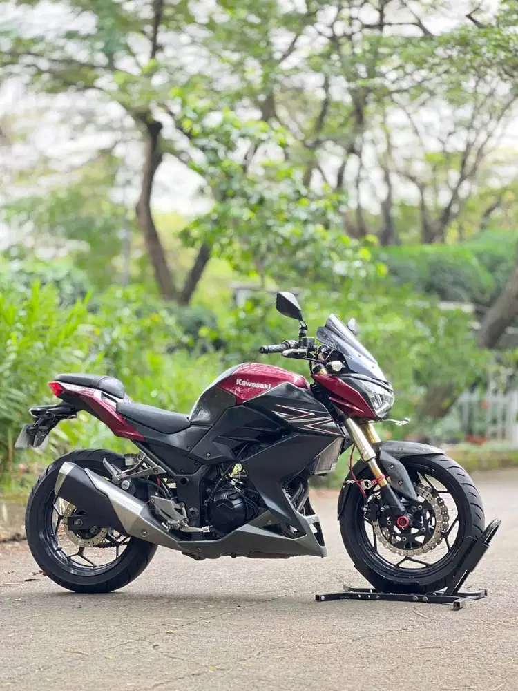 KAWASAKI Z250 FI MERAH 2016 KM 16K PAJAK ON SIAP TOURING