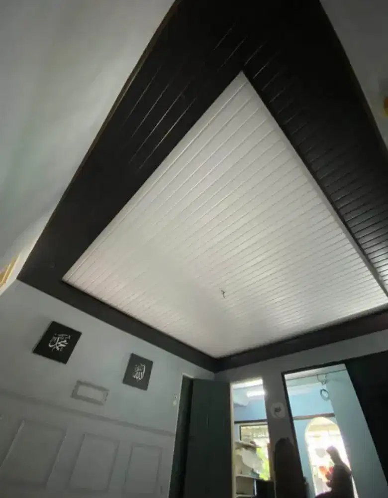 Plafon pvc terpasang matrail dan jasa pasang