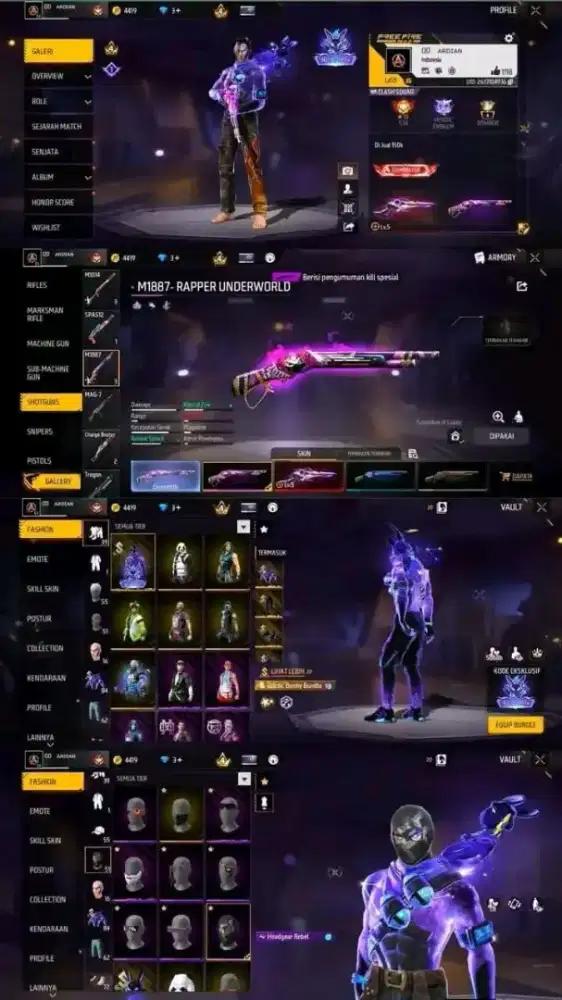 Jual beli akun ff aman terpercaya