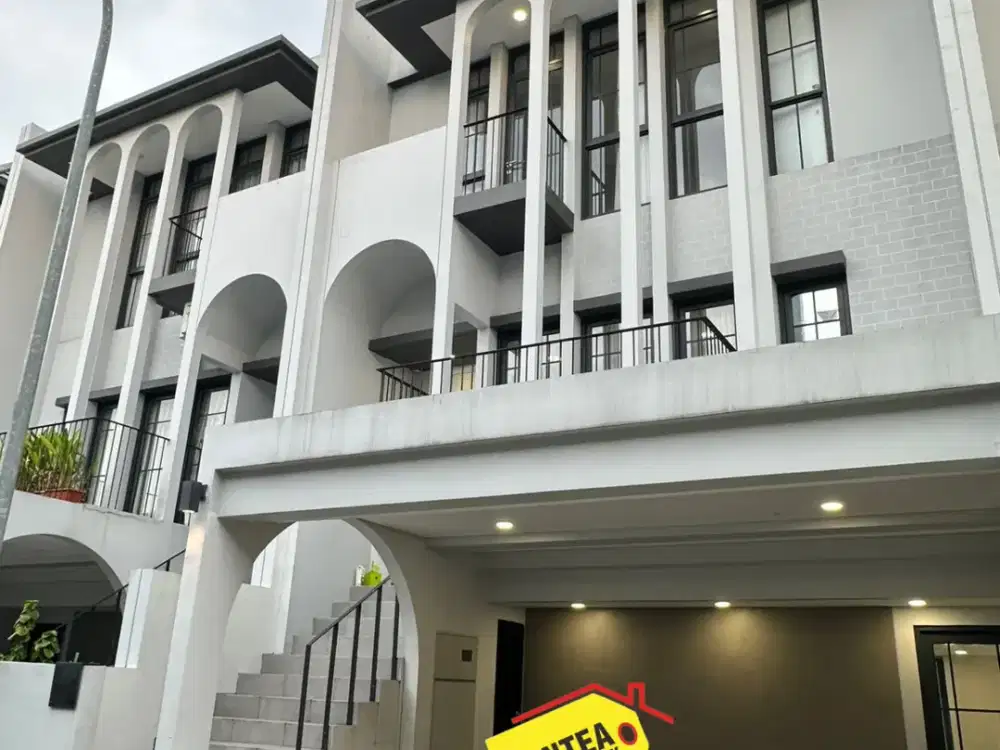 Rumah Modern BSD Tangerang 3 Lantai – 4+1 Kamar, Carport 2, Siap Tempati! (im)