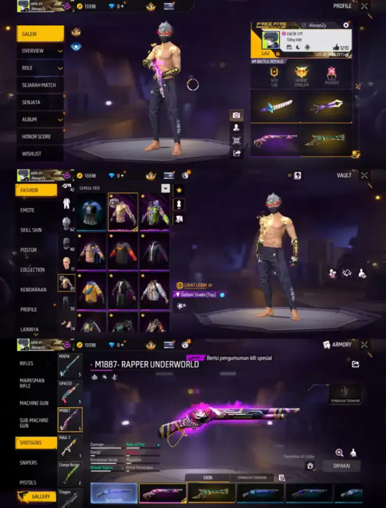 Jual beli akun ff aman dan terpercaya