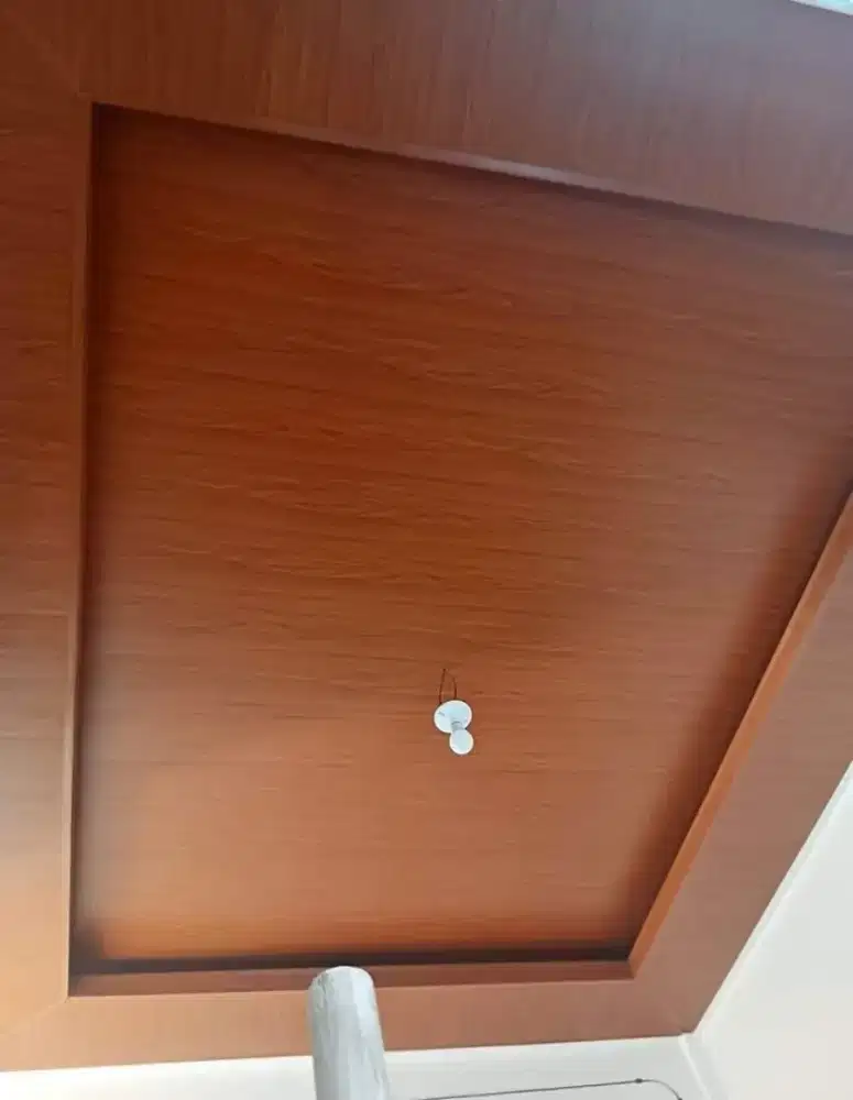 Plafon pvc terpasang bahan dan jasa