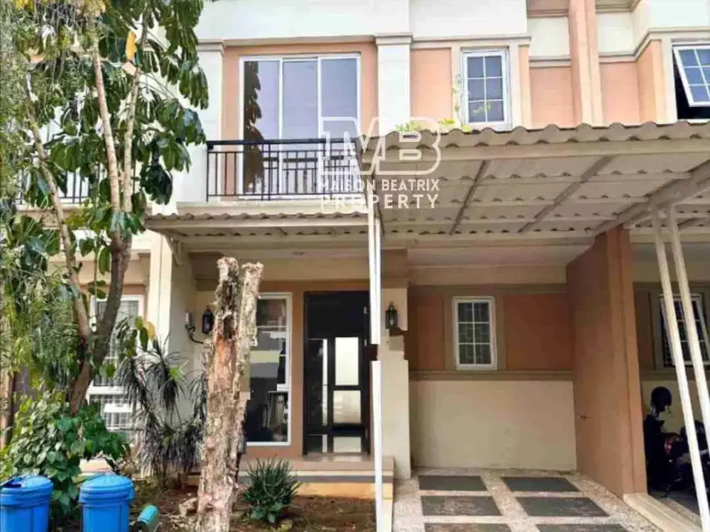 DIJUAL RUMAH CLUSTER NYAMAN DEKAT DENGAN SANTA URSULA, PASMOD DAN TOL. ALEGRIA PARK BSD