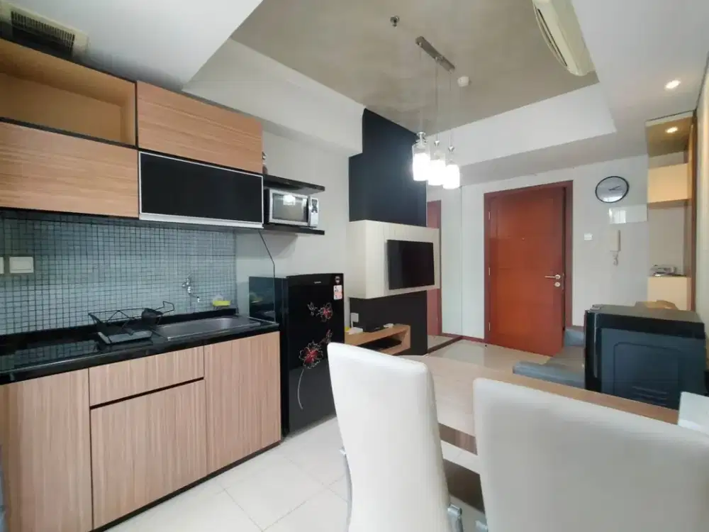 2kamar furnish interior SIAP HUNI Apt.Royal Mediterania Garden Tanjung Duren