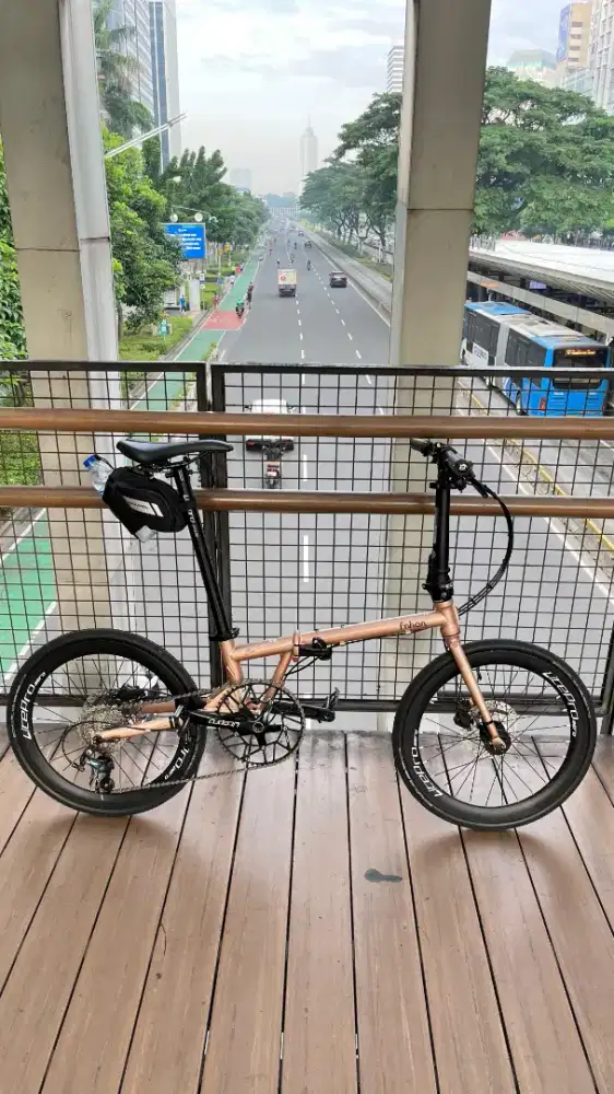 Sepeda Lipat Seli Fnhon Gust 20 Inch Disc Brake Shimano Tiagra