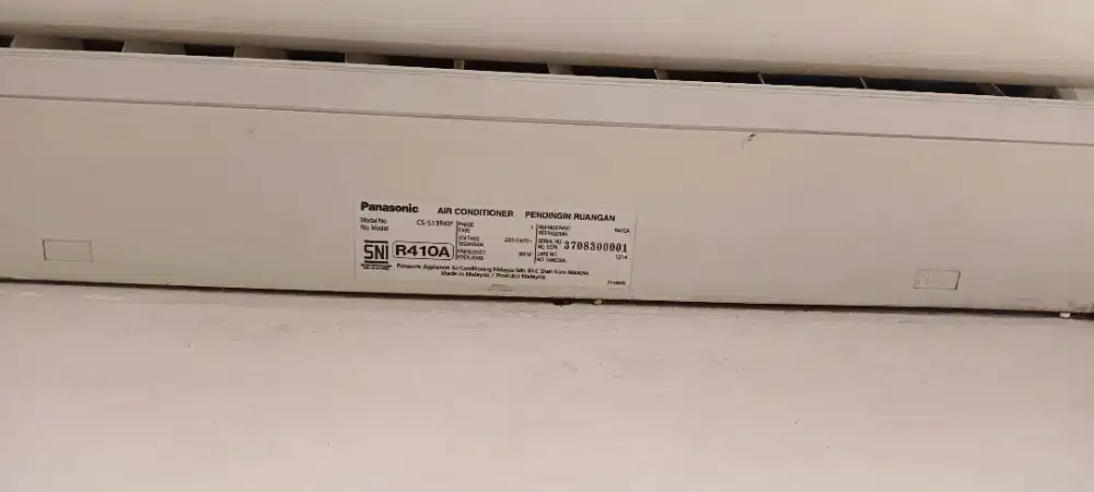 Ac panasonic 1.5 pk inventer minus kurang dingin dan ada bocor