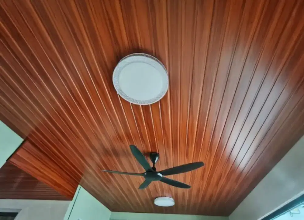 Dekorasi plafon pvc terpasang murah dan bergaransi