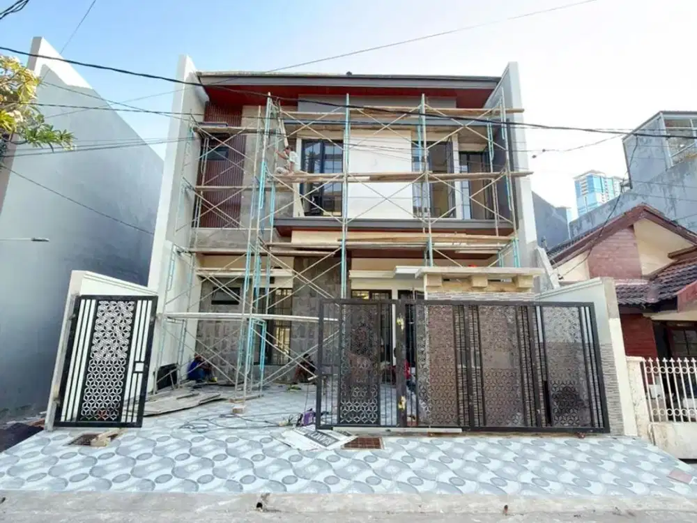 Rumah Gress Minimalis 2 Lt Murah Wisma Permai