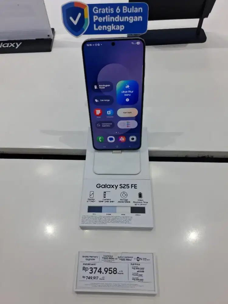 S25 FE 256 garansi resmi baru