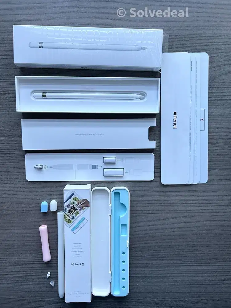Apple Pencil Gen 1 Ibox Like New Fullset Bonus Banyak Support Ipad 11