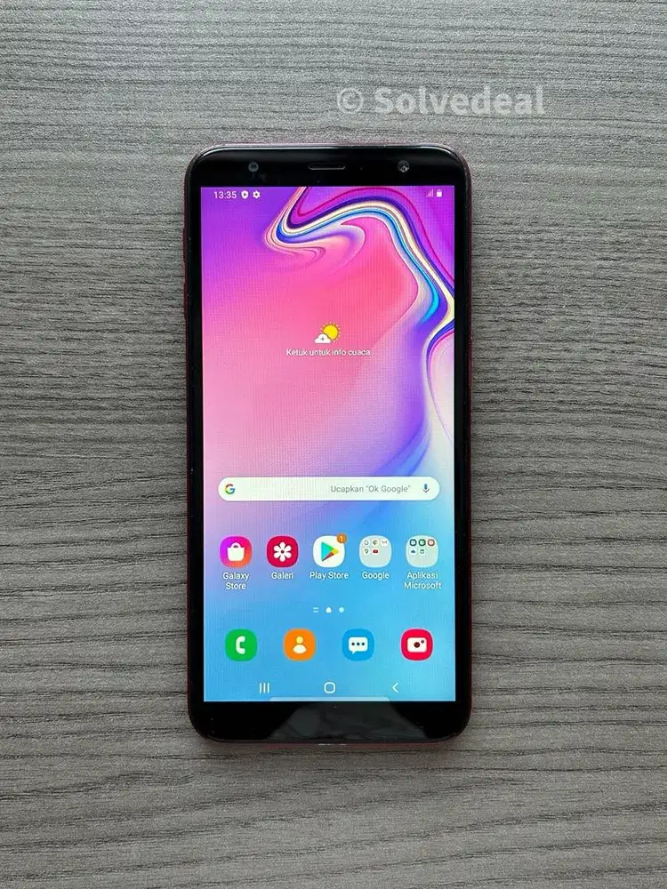 Samsung J6+ J6 Plus Red Original — Mulus Fungsi Normal Baterai Awet