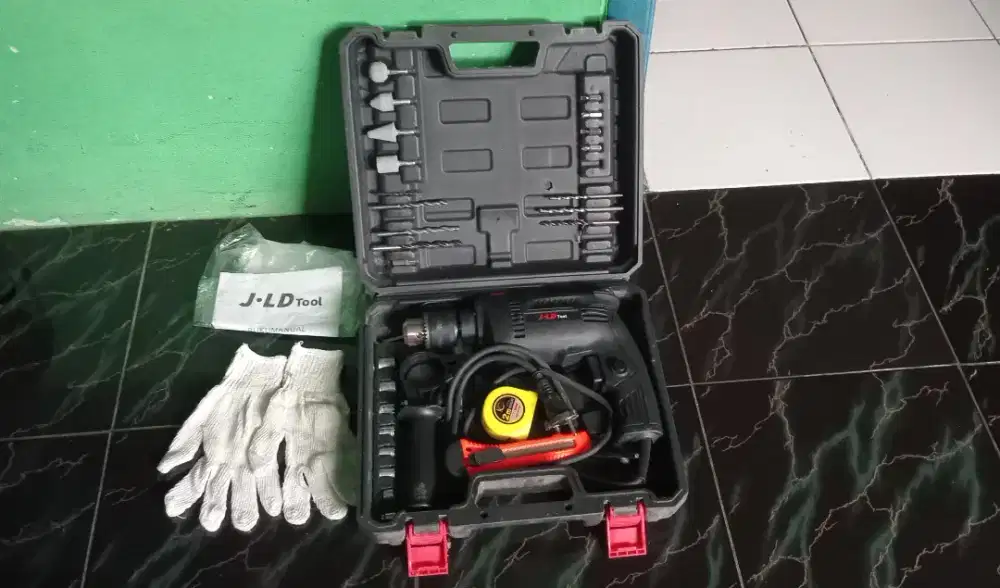 Mesin bor lengkap box