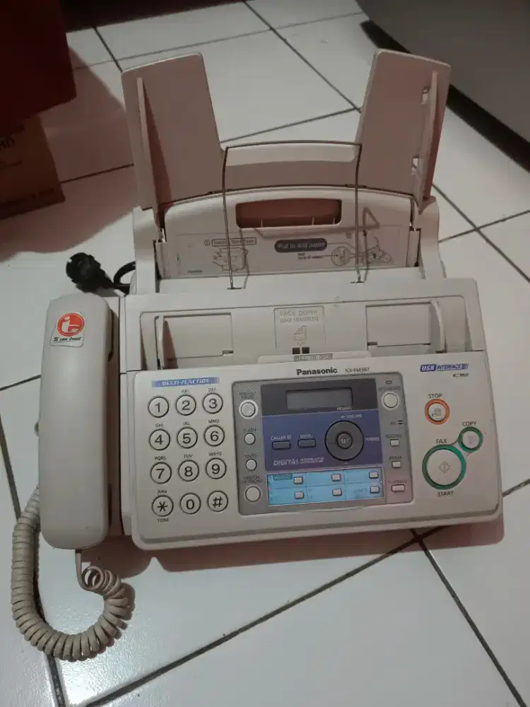 Jual Telepon Fax cable merek panasonic asli  ready