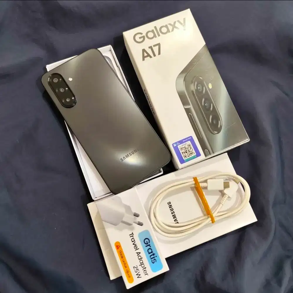 Samsung A17 4g 8/128  full set.