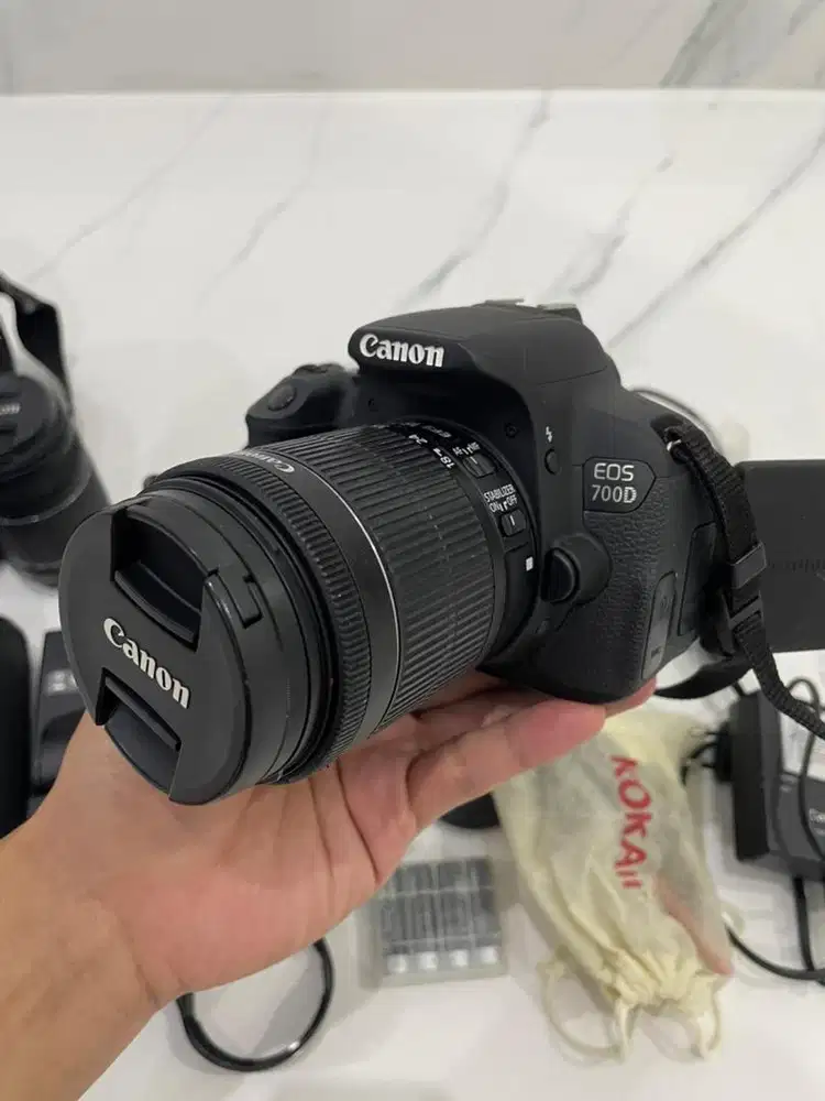 Canon 700D Fullset Original Tangan Pertama, Mulus Terawat, Siap Pakai!
