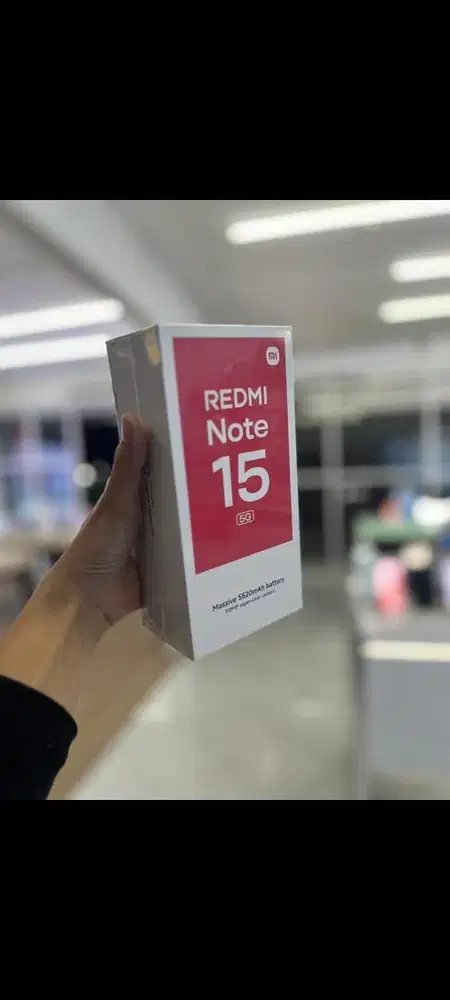 READY STOK REDMI NOTE 15 SERIES GARANSI RESMI XIAOMI INDONESIA!!