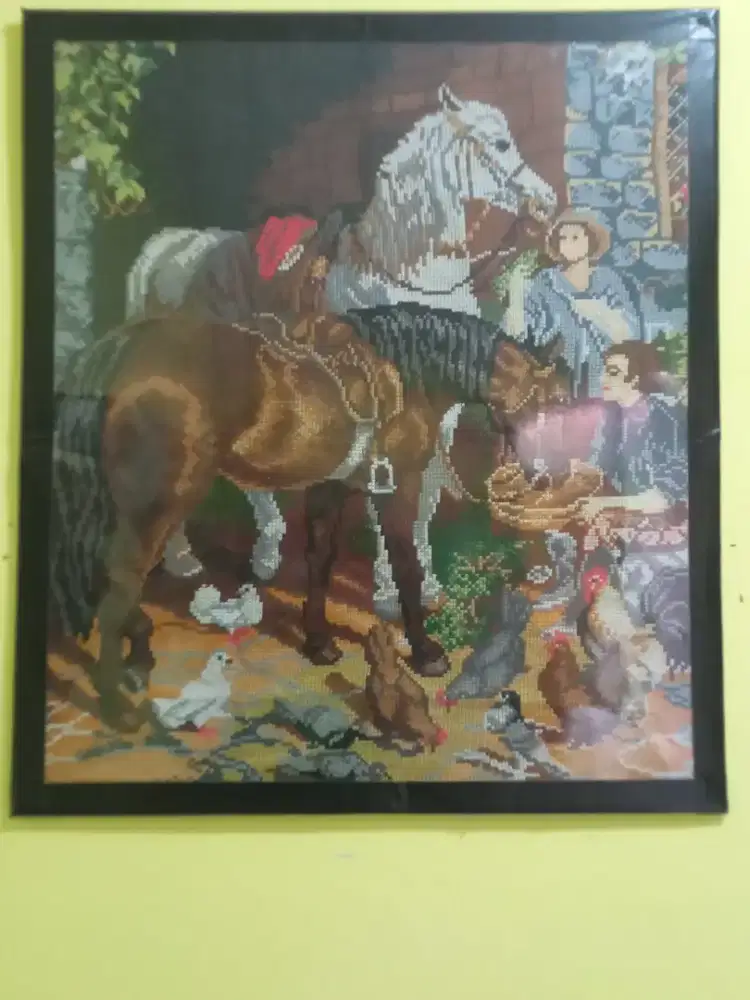 Lukisan Kristik Kuda