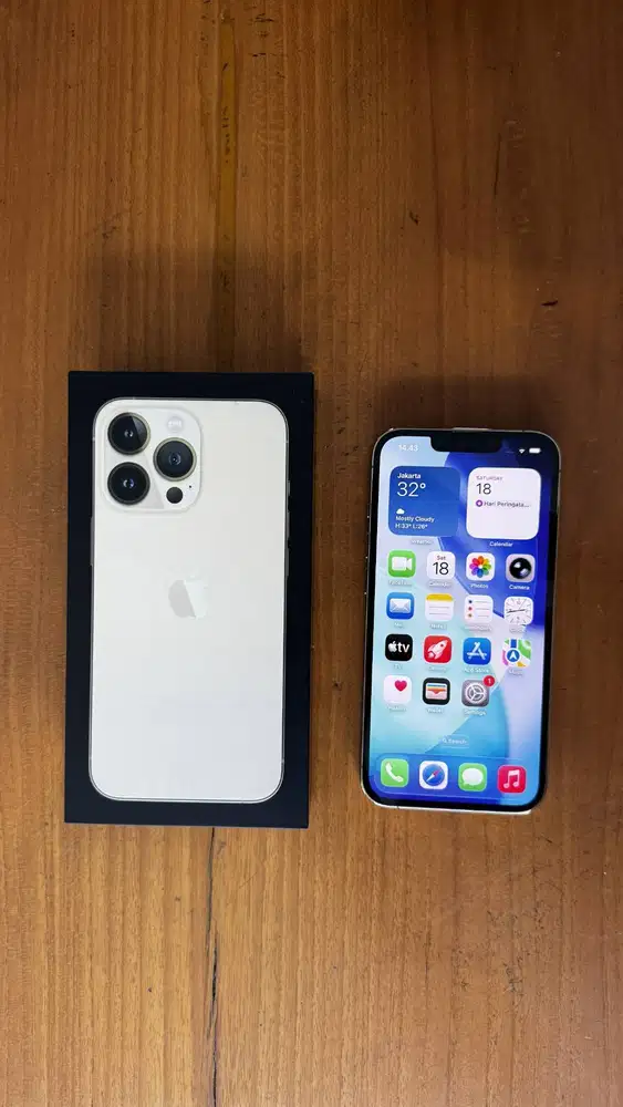 Iphone 13 Pro 128 GB Gold Mulus seperti Baru ex Digimap