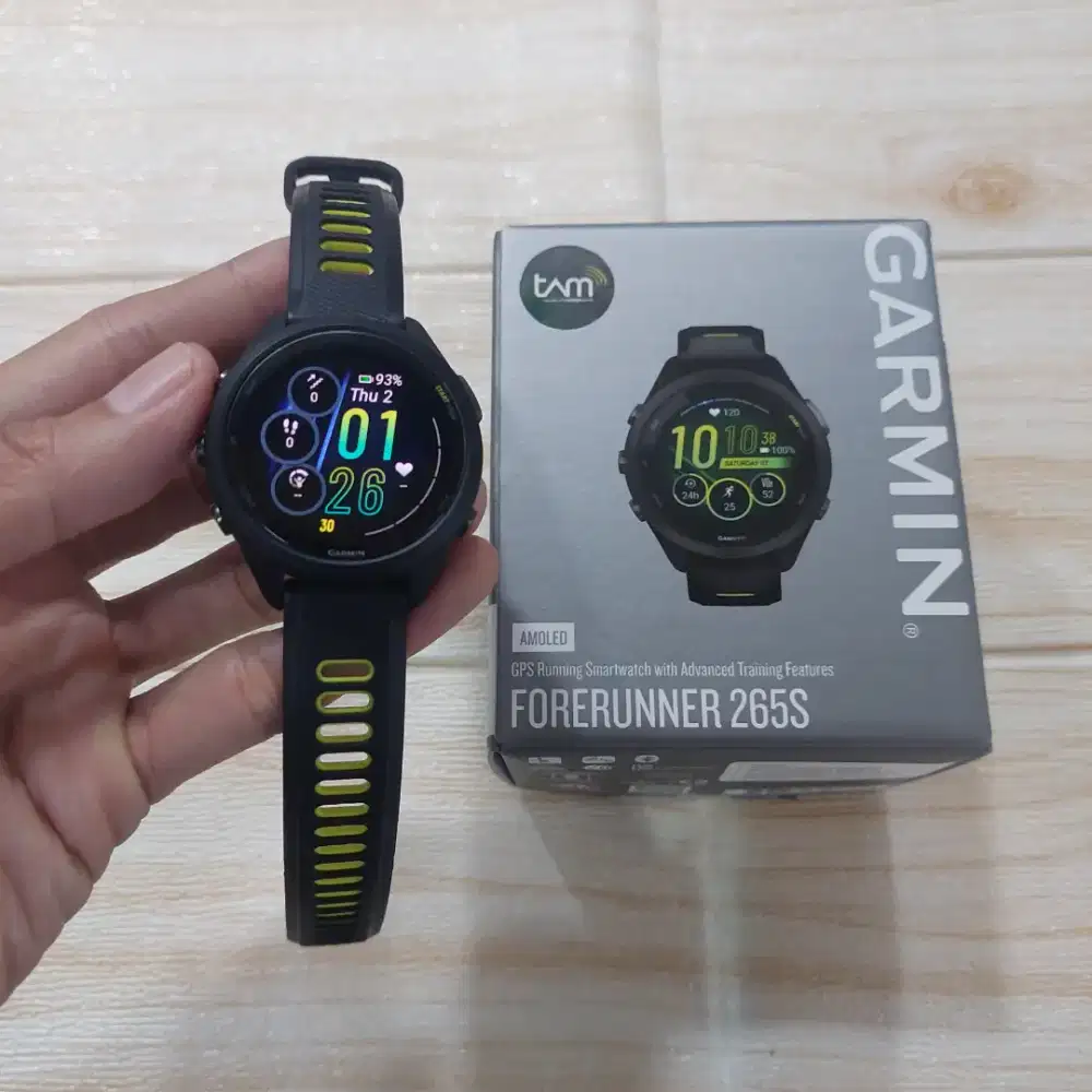 Garmin Forerunner 265S Second Garansi Resmi Mulus