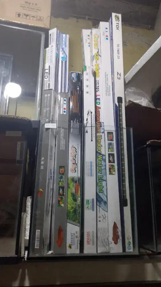 Lampu led celup aquarium baru berbagai ukuran