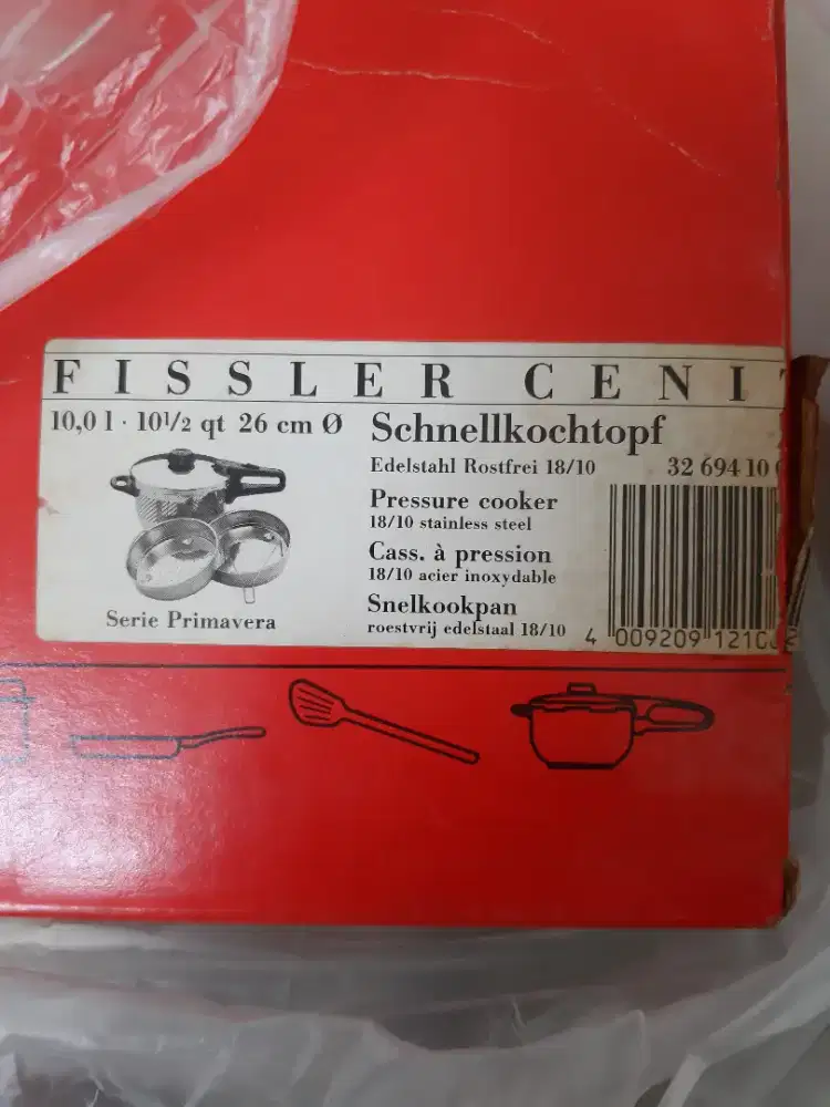 Panci Presto Fissler Primavera 10L - NEW (Belum Pernah Pakai)