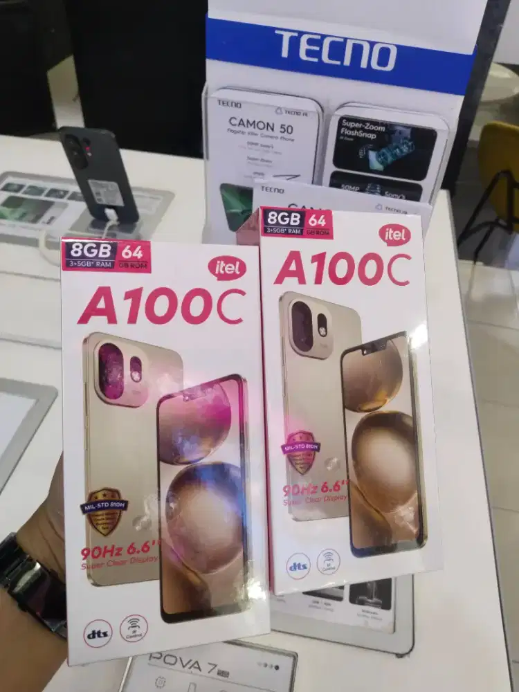 ITEL A100C RAM 4+4/64Gb PROMO TERMURAH NEW SEGEL