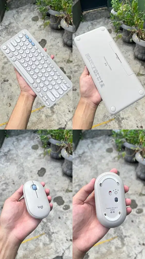 Keyboard Logitech Pebble Keys 2 K380s (Free Pebble Mouse 2 M350s)