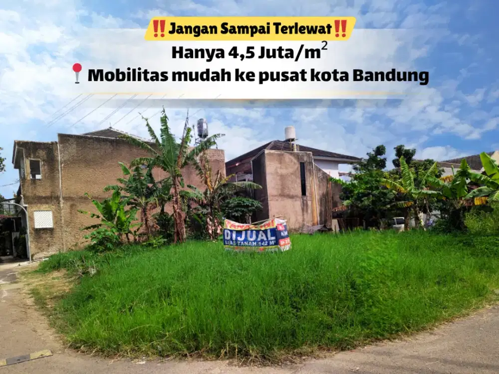 Tanah 142 m² – Dimensi Pas, Akses Mendukung