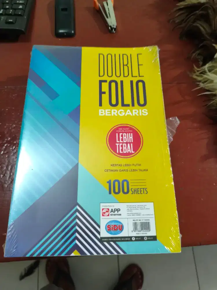 Kertas Double Folio Bergaris Sinar Dunia 70gsm 100 Lembar