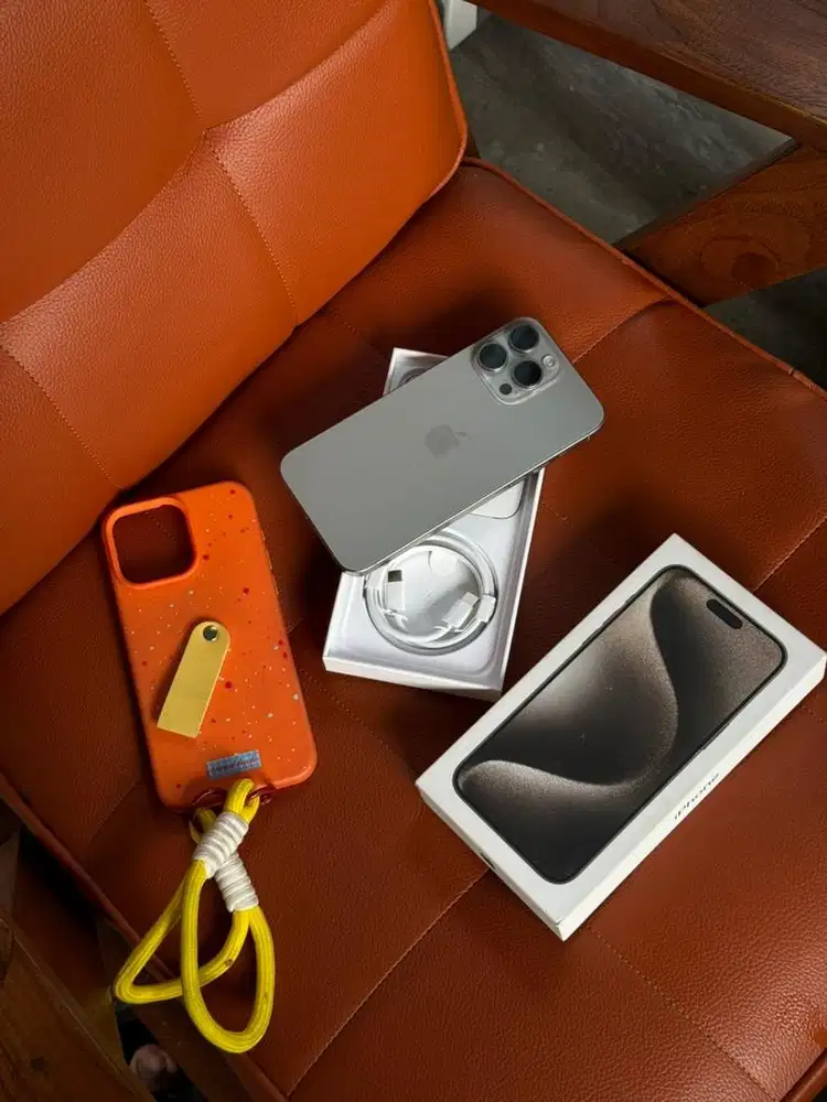 iPhone 15 Pro Max 256GB Natural Titanium Ex Resmi iBox