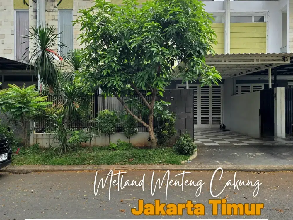 Rumah second di Metland Menteng Cakung Jakarta Timur