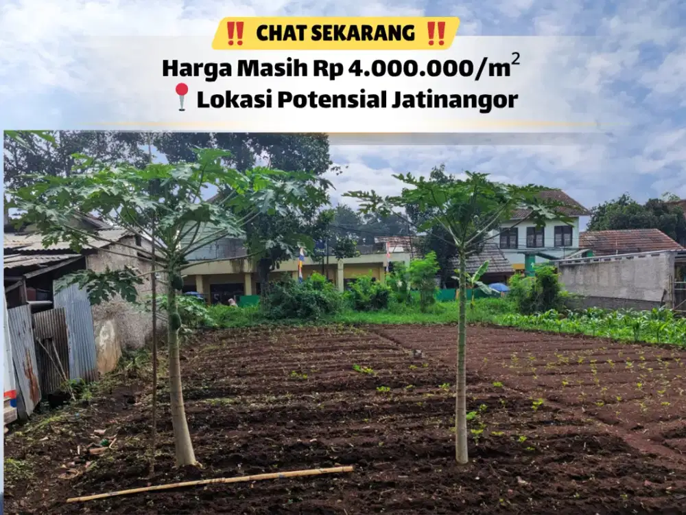 Tanah 700 m² – Lebar Depan Besar, Mudah Dibangun