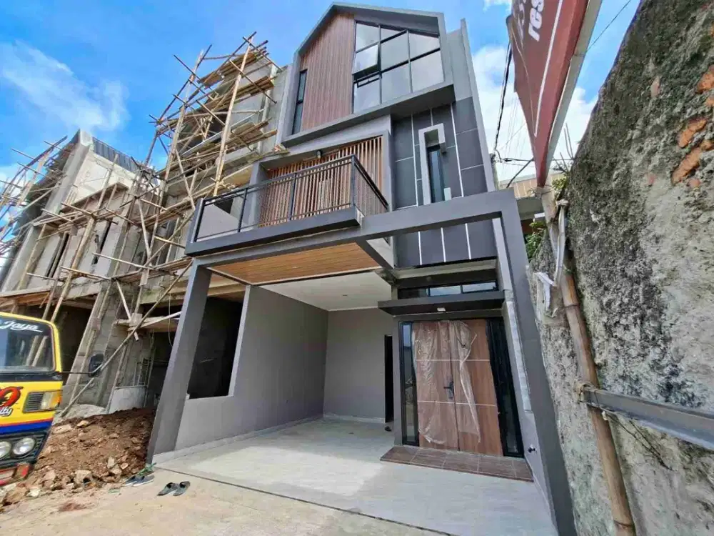 Dijual! Cluster Scandinavian pinggir jalan raya, Jagakarsa