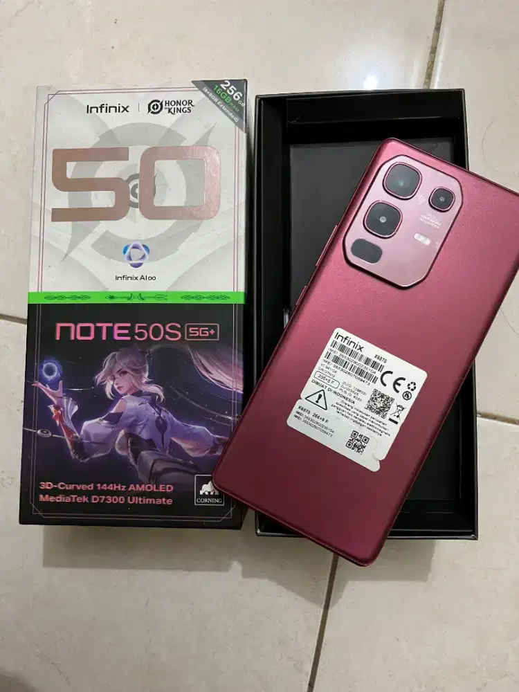 INFINIX NOTE 50S 5G+ 8+8/256 fullset